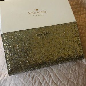 Kate Spade glitter wallet
